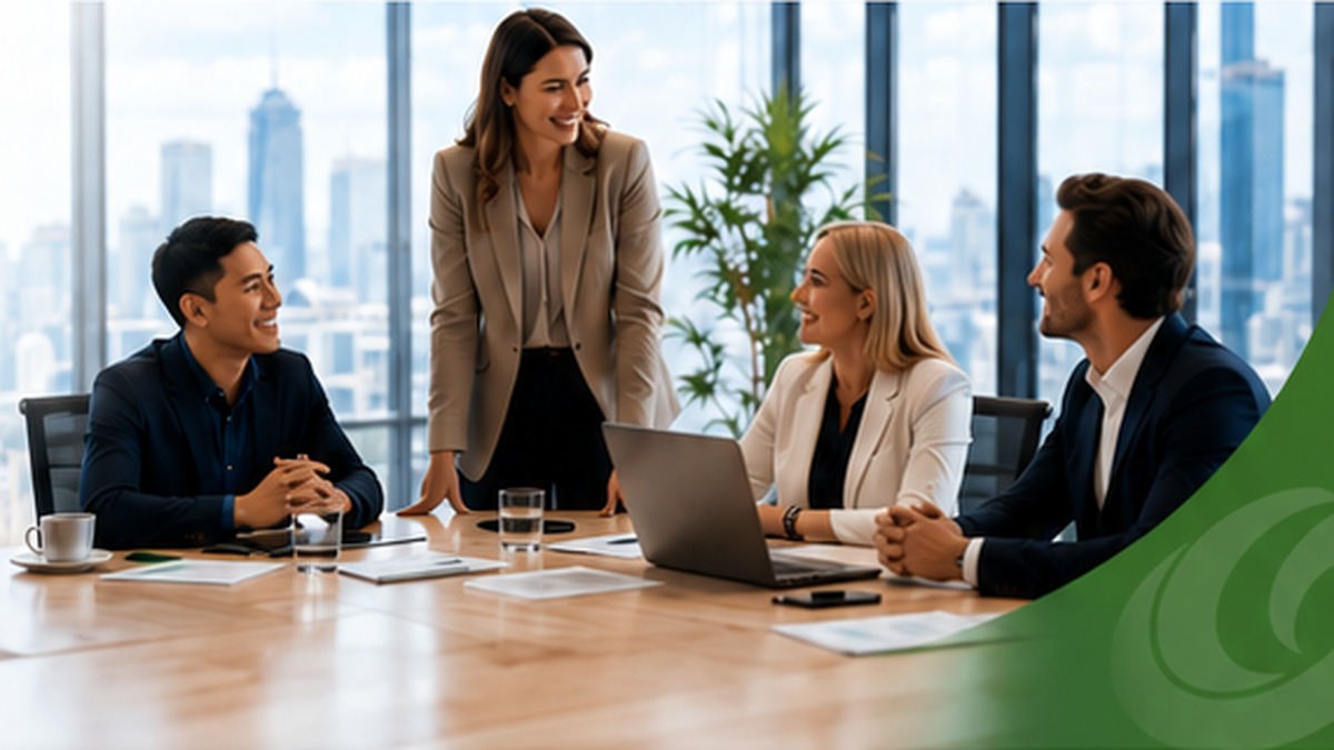 Professionals in a strategic advisory meeting